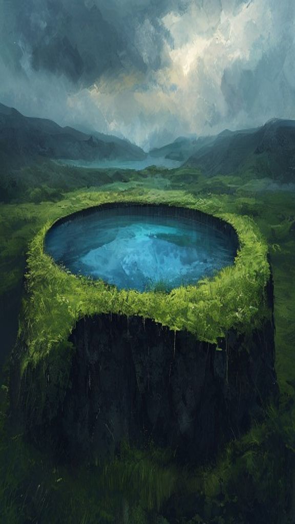 Antropeo illustration for Hverfjall Crater — Original