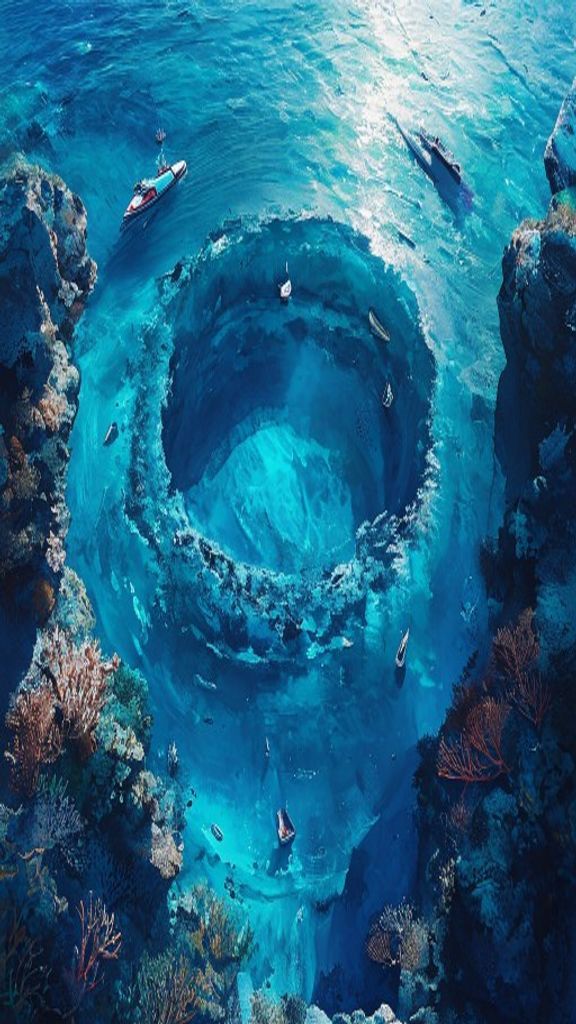 Antropeo illustration for Great Blue Hole