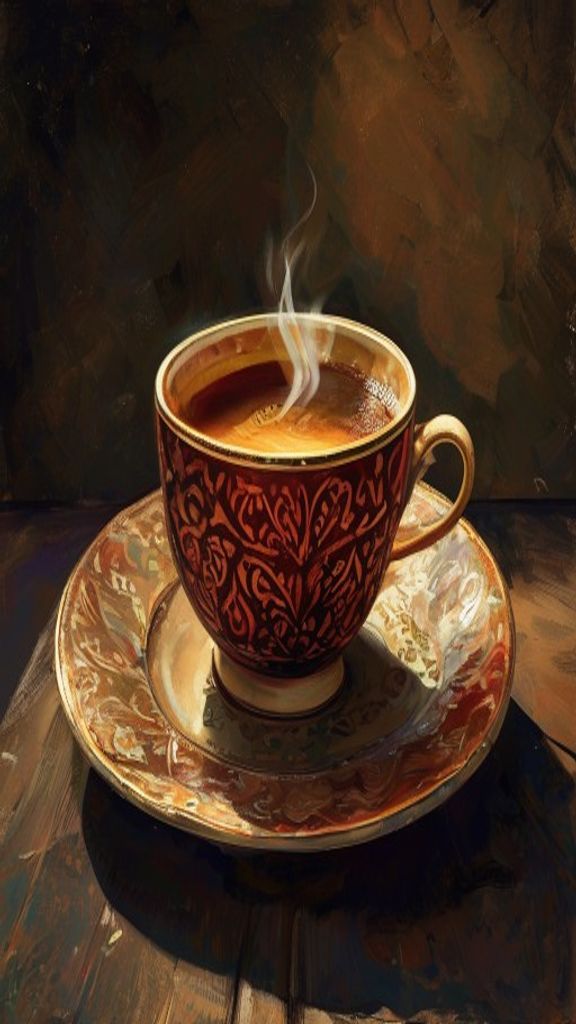 Antropeo GeoFacts illustration for Turkish coffee fortune