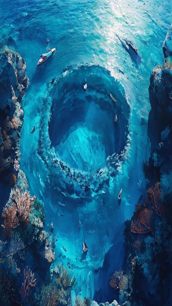 Antropeo illustration for Great Blue Hole