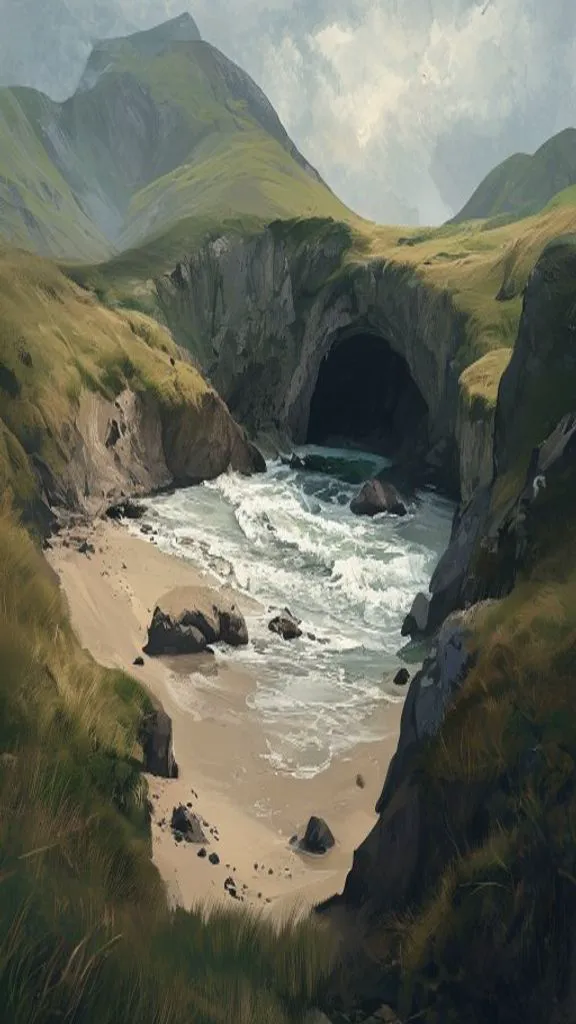 Illustration: Playa de Gulpiyuri