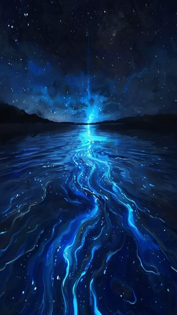 Illustration: Bioluminescent Bays