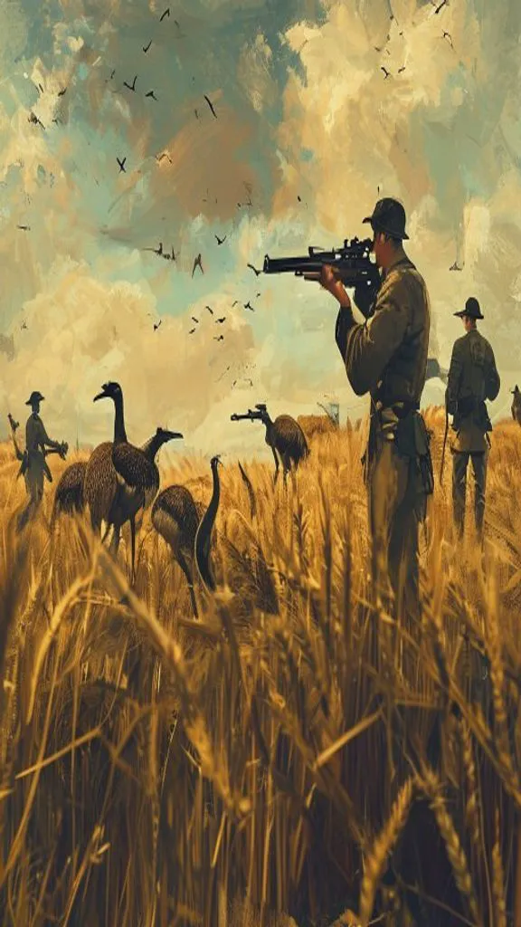 Illustration: The Great Emu War