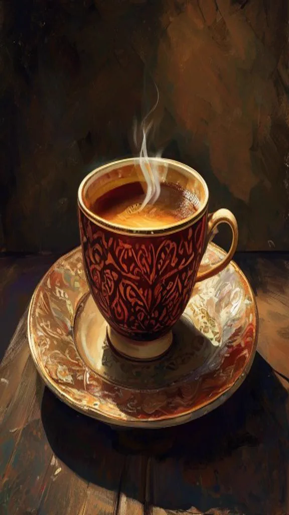 Antropeo GeoFacts illustration for Turkish coffee fortune