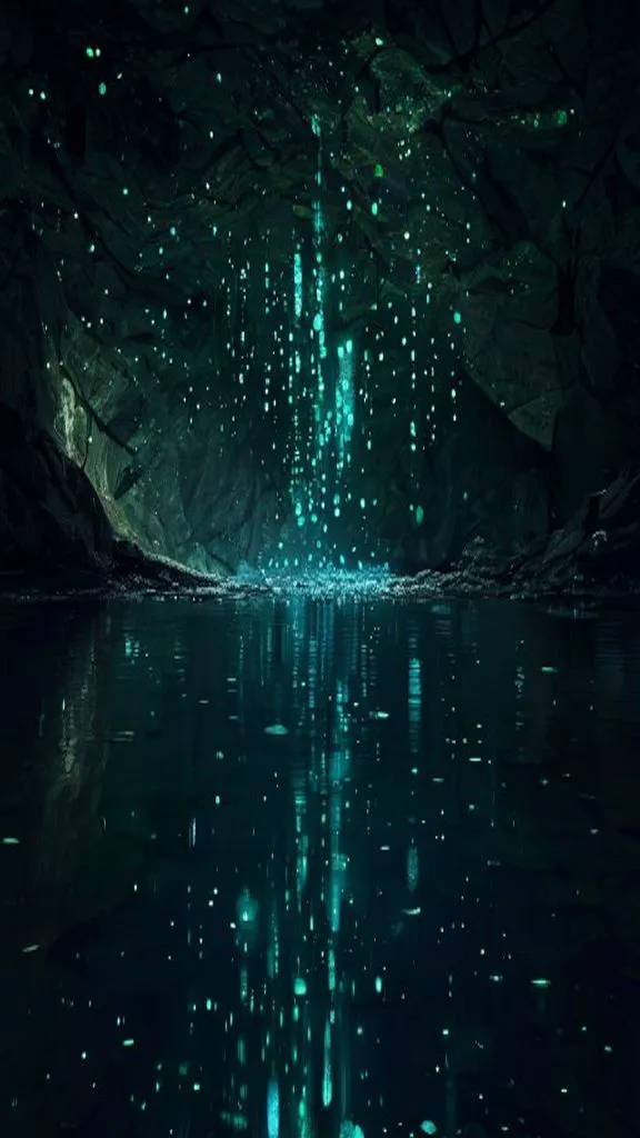 Illustration: Waitomo Glowworm Caves