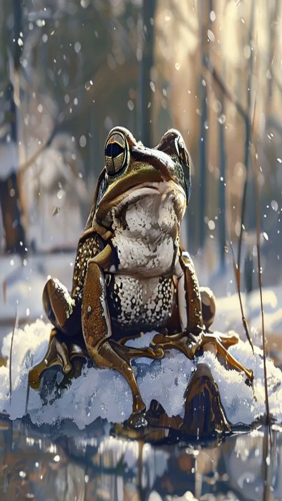 Illustration: wood frog